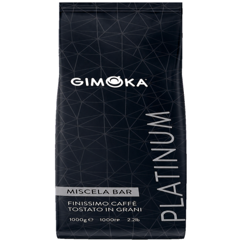 Кафе на зърна Gimoka Platinum, 1 кг, 70% Арабика и 30% Робуста