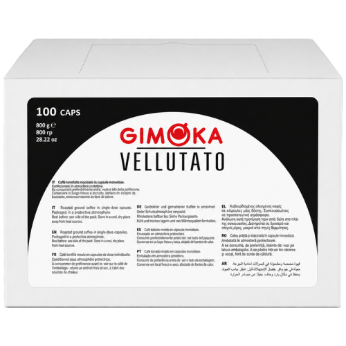 Кафе капсули Gimoka Vellutato съвместими с Lavazza Blue, 100 бр.