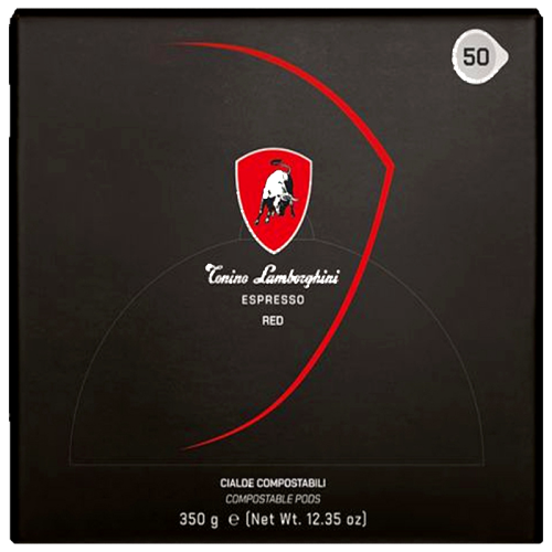 Кафе дози Tonino Lamborghini Red E.S.E., 50 бр., 80% Арабика и 20% Робуста