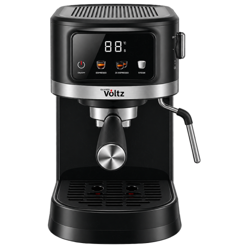 Кафемашина Voltz OV51171O 20 бара с дисплей и крема диск, Черна