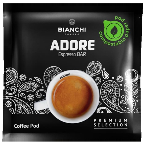 Кафе дози Bianchi Adore Espresso BAR E.S.E., 100 бр., 90% Арабика и 10% Робуста
