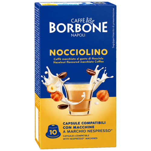 Кафе капсули Borbone Noccolino съвместими с Nespresso, 10 бр.