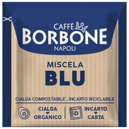 Кафе дози Caffè Borbone Miscela Blu E.S.E. 44 мм, 100 бр.