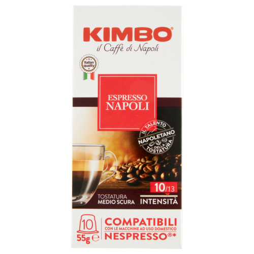Кафе капсули Kimbo Napoli, съвместими с Nespresso, 10бр.
