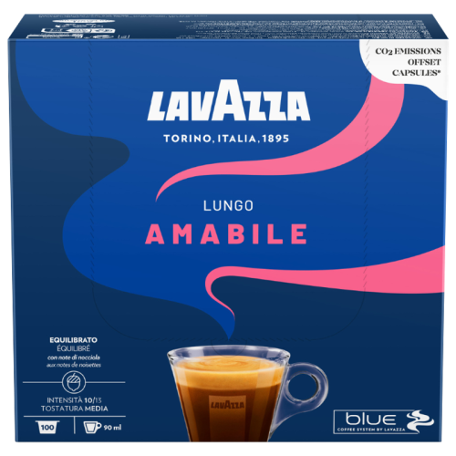 Кафе капсули Lavazza Blue Amabile Lungo, 100 бр.