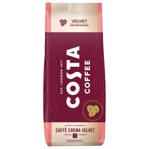 Кафе на зърна Costa Caffe Crema Velvet, 1кг.