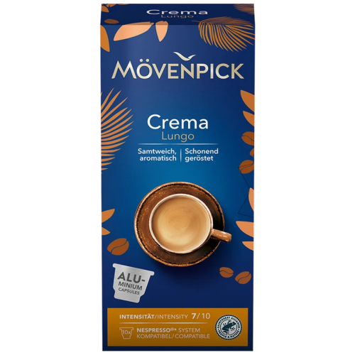 Кафе капсули Mövenpick Crema Lungo за Nespresso Original, 10 бр.