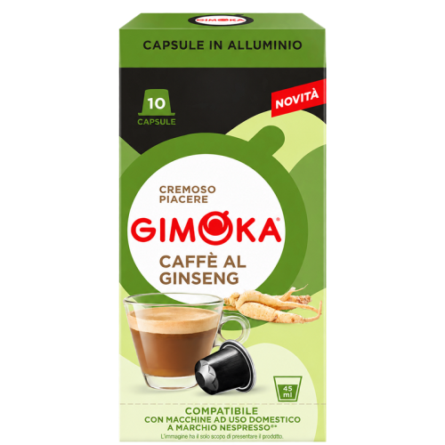 Капсули Gimoka Caffè al Ginseng за Nespresso Original, 10 бр.