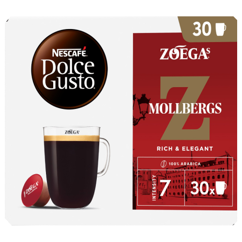 Кафе капсули Zoégas Mollbergs за NESCAFÉ Dolce Gusto, 30 бр.