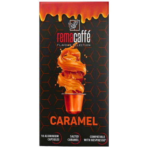 Кутия REMACAFFÉ Caramel Salted Caramel с 10 капсули за Nespresso Original