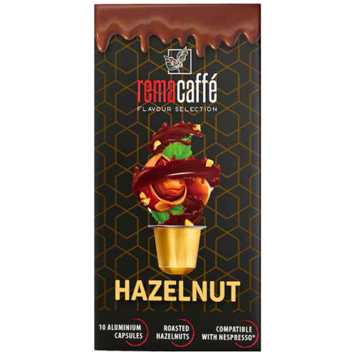 Кутия REMACAFFÉ Hazelnut с 10 капсули за Nespresso Original